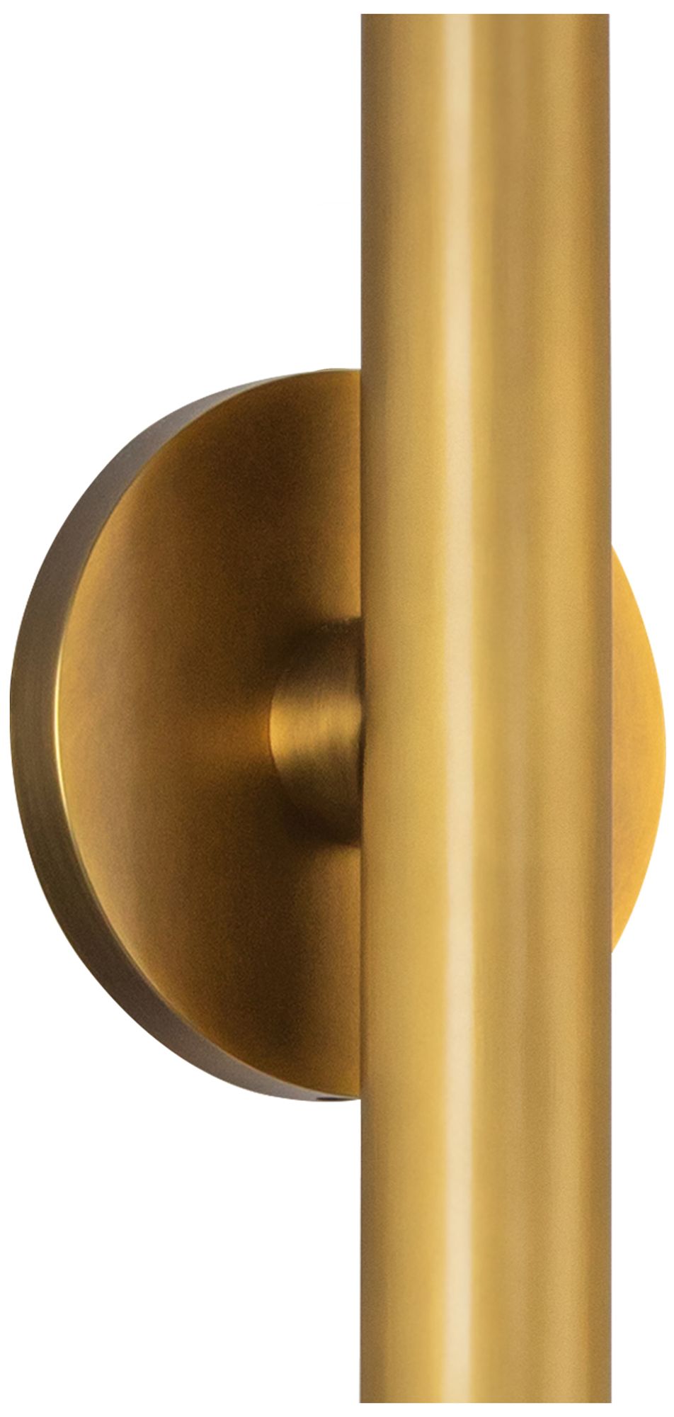 Image 3 Kuzco Mason LED 16-in Vintage Brass Wall Sconce more views
