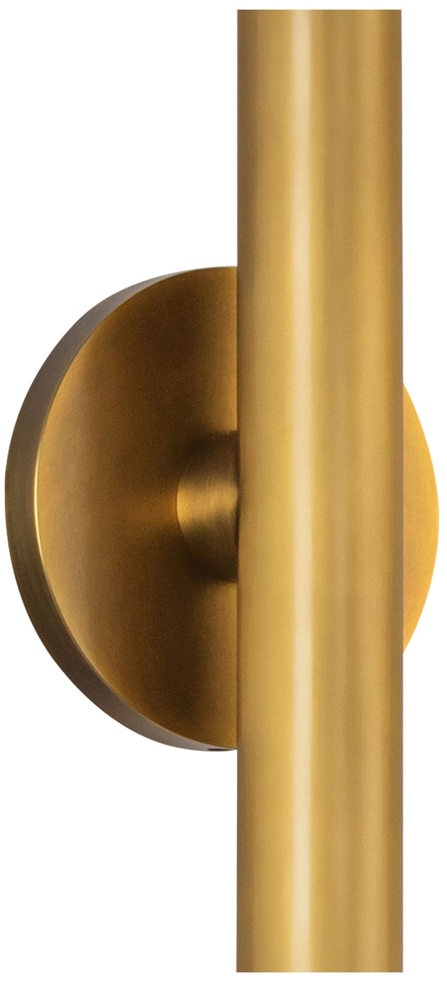 Image 3 Kuzco Mason LED 24-in Vintage Brass Wall Sconce more views