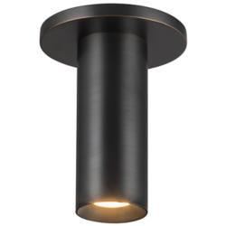 Kuzco Mason LED 6-in Urban Bronze Semi-Flush Mount
