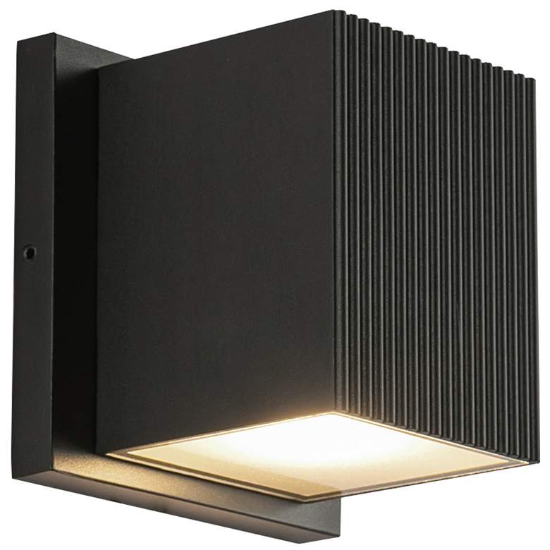 Image 1 Kuzco Mavis LED 4-in Black Exterior Wall Sconce
