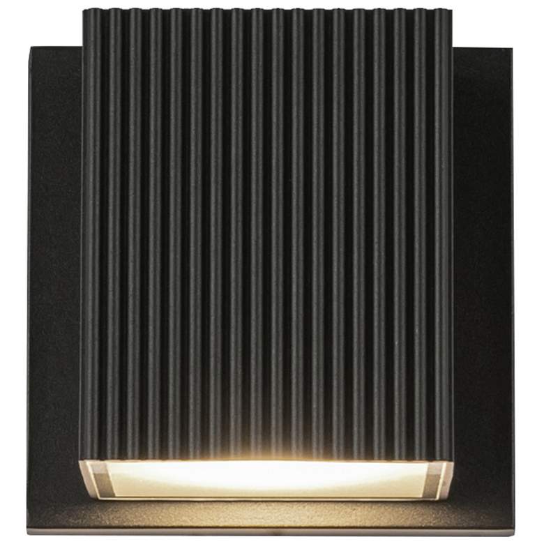 Image 4 Kuzco Mavis LED 4-in Black Exterior Wall Sconce more views