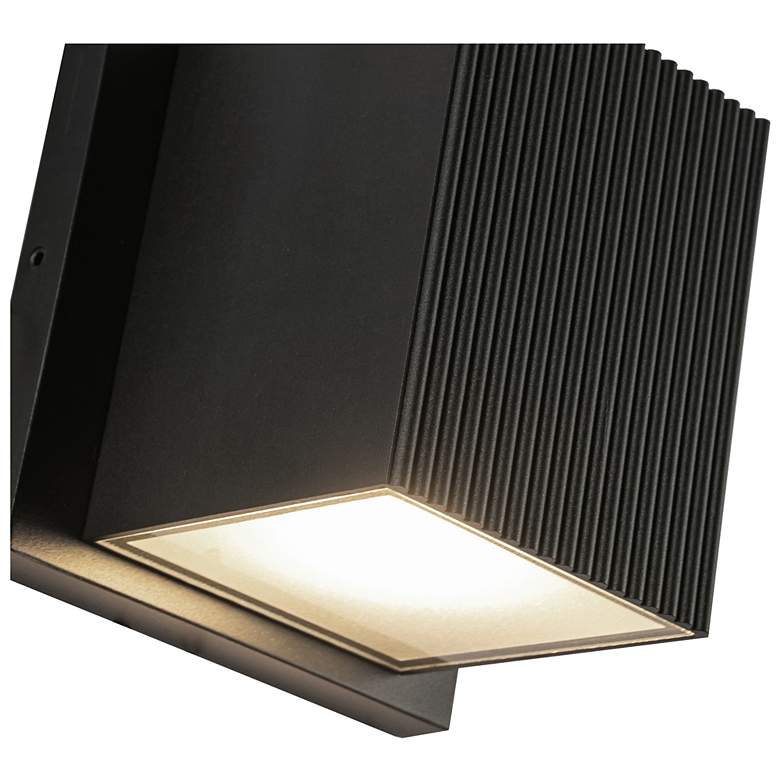 Image 5 Kuzco Mavis LED 4-in Black Exterior Wall Sconce more views