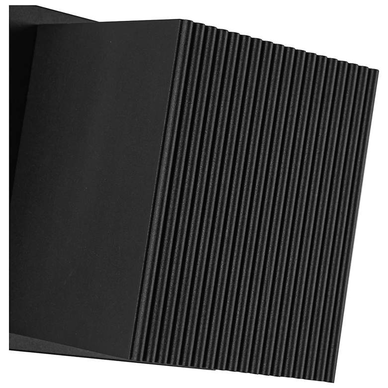 Image 6 Kuzco Mavis LED 4-in Black Exterior Wall Sconce more views