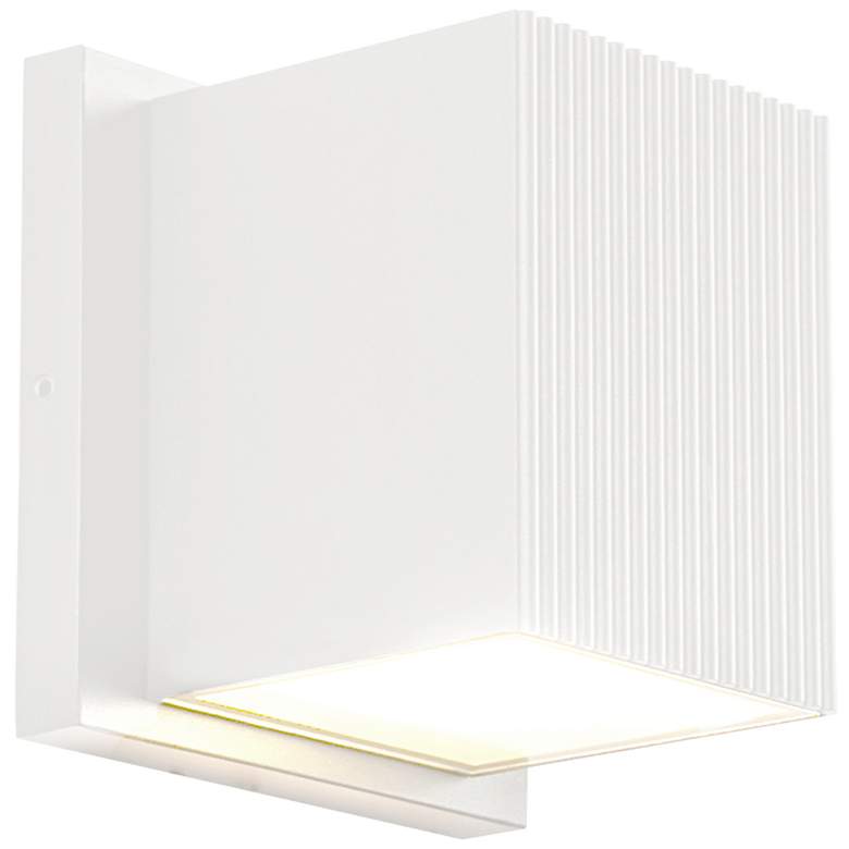 Image 1 Kuzco Mavis LED 4-in White Exterior Wall Sconce
