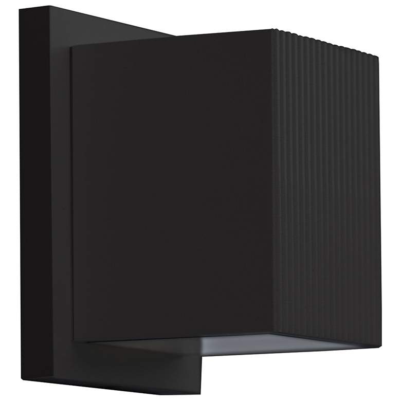 Image 1 Kuzco Mavis LED 5-in Black Exterior Wall Sconce