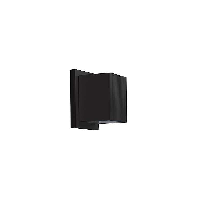 Image 2 Kuzco Mavis LED 5-in Black Exterior Wall Sconce more views