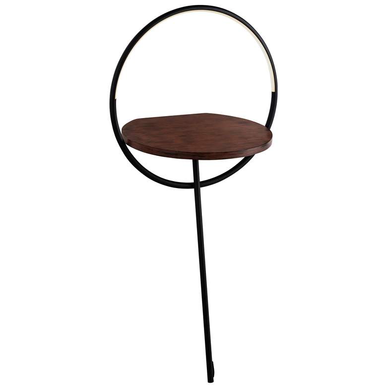 Image 1 Kuzco Maya LED 18-in Black/Walnut Floor Lamp