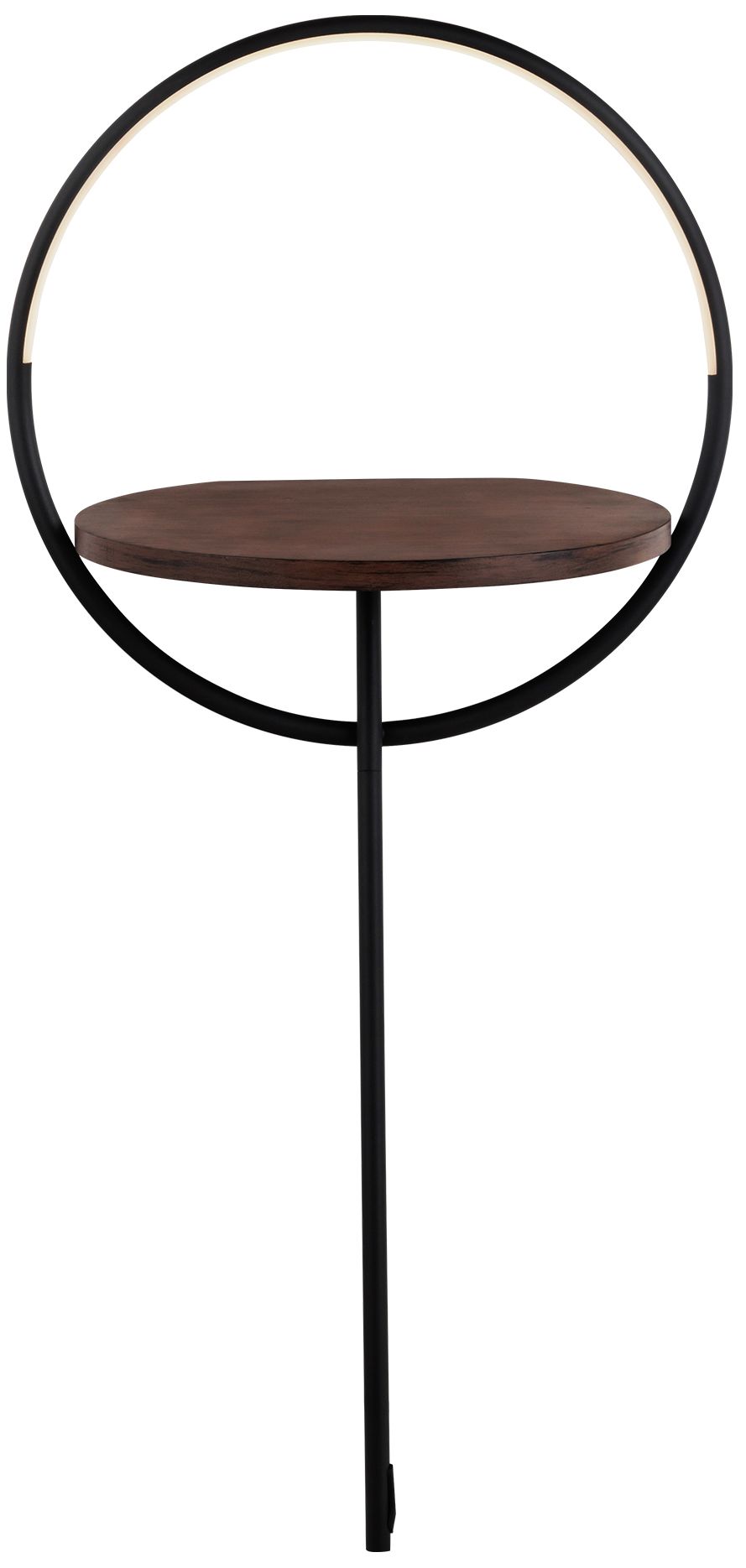 Image 3 Kuzco Maya LED 18-in Black/Walnut Floor Lamp more views