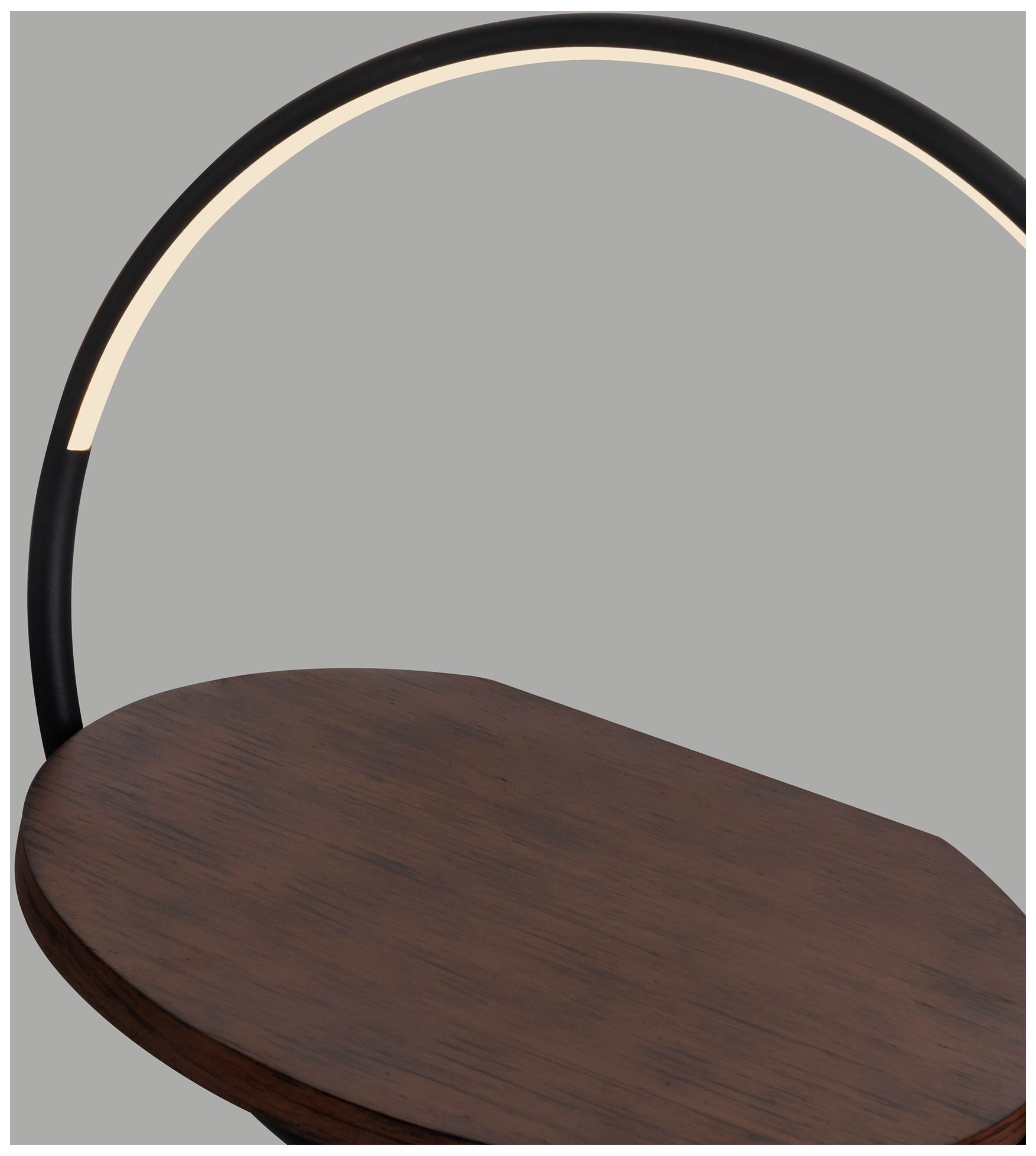 Image 5 Kuzco Maya LED 18-in Black/Walnut Floor Lamp more views