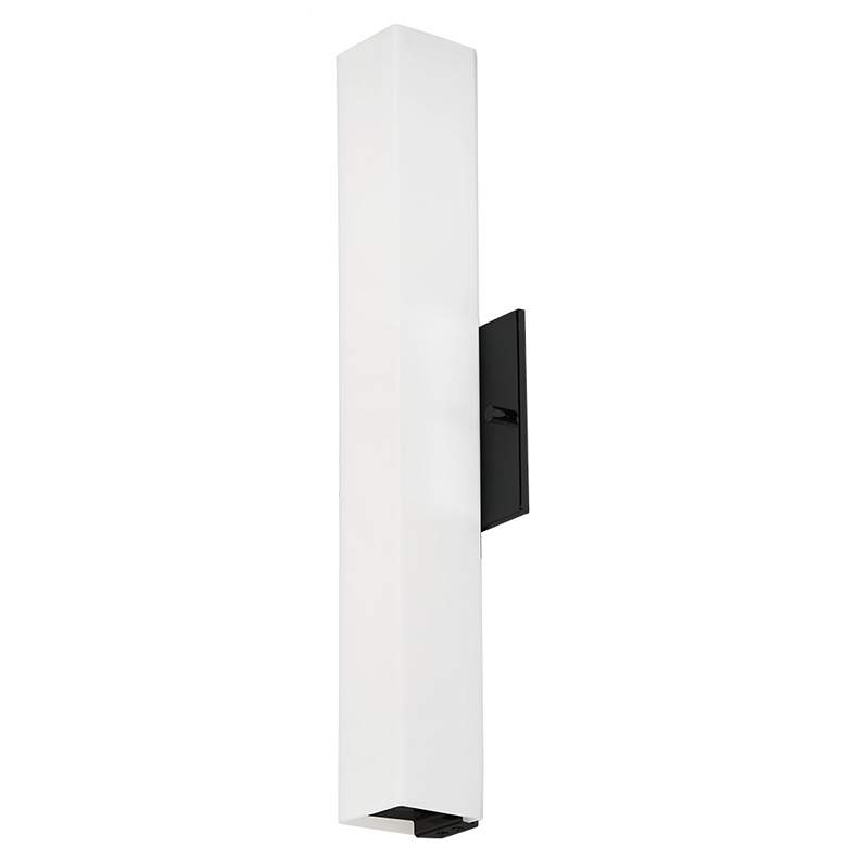 Image 1 Kuzco Melville LED 18-in Black Wall Sconce