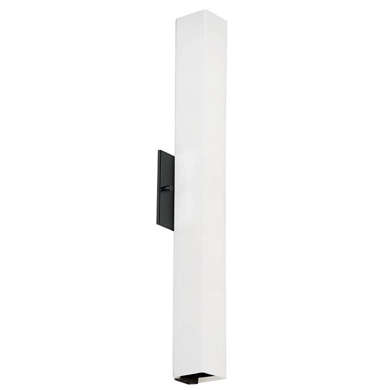 Image 1 Kuzco Melville LED 24-in Black Wall Sconce