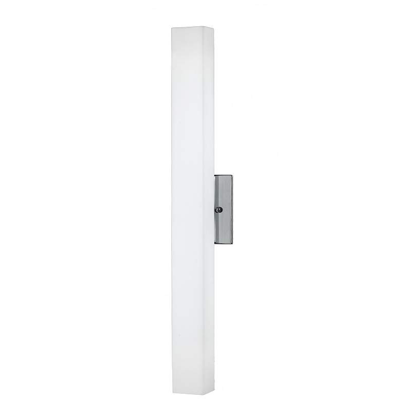 Image 1 Kuzco Melville LED 24-in Brushed Nickel Wall Sconce