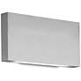 Thumbnail1 of Kuzco Mica LED 10-in Brushed Nickel All-terior Wall Sconce