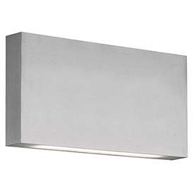 Image2 of Kuzco Mica LED 10-in Brushed Nickel All-terior Wall Sconce more views