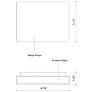 Thumbnail3 of Kuzco Mica LED 10-in Brushed Nickel All-terior Wall Sconce more views