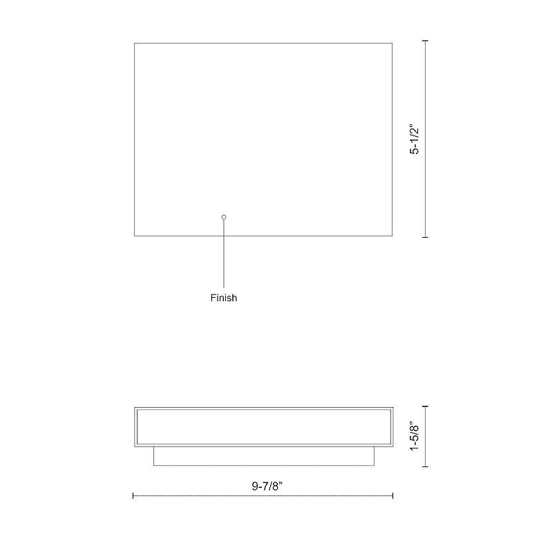 Image 2 Kuzco Mica LED 10-in Brushed Nickel All-terior Wall Sconce more views