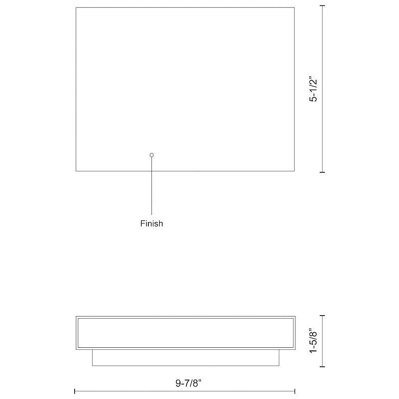 Image 2 Kuzco Mica LED 10-in White All-terior Wall Sconce more views