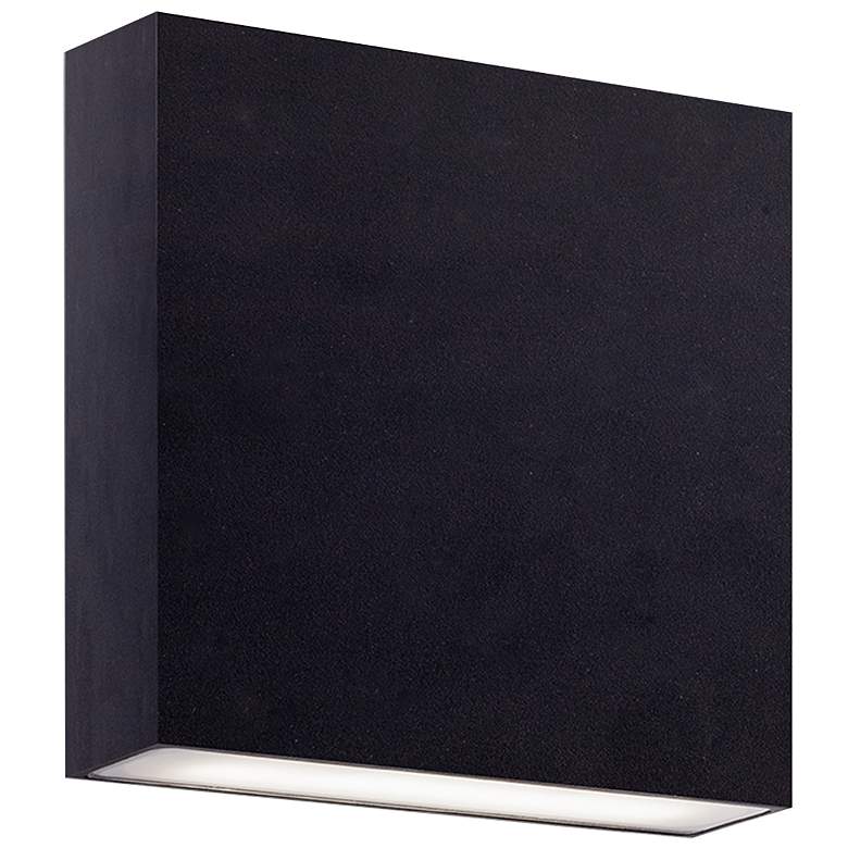 Image 1 Kuzco Mica LED 6-in Black All-terior Wall Sconce