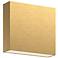 Kuzco Mica LED 6-in Brushed Gold All-terior Wall Sconce