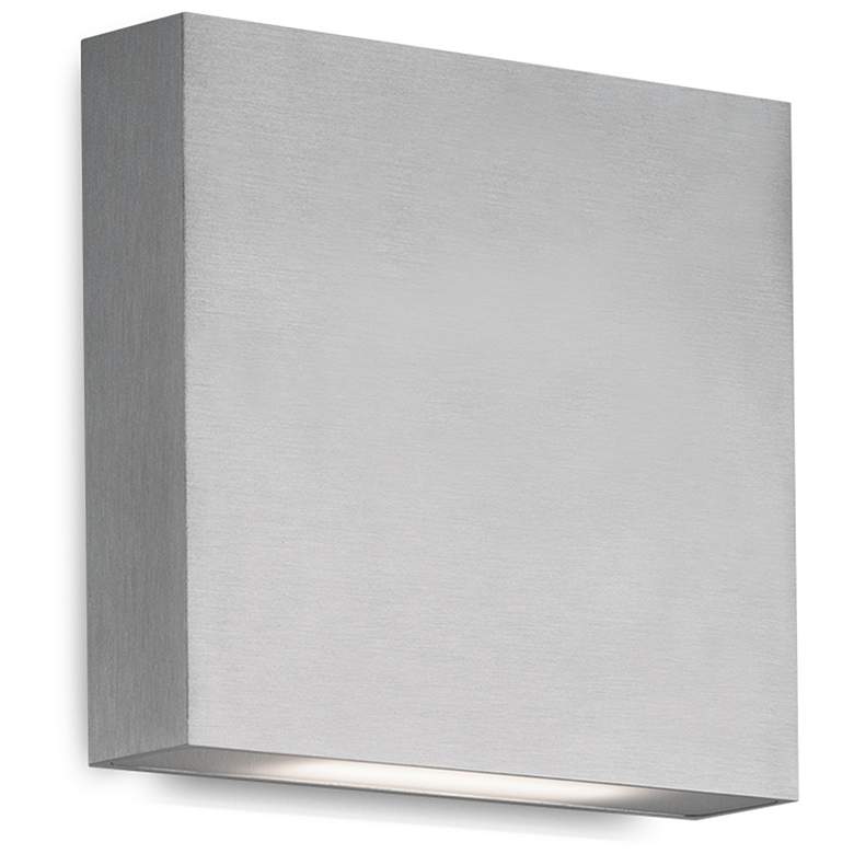 Image 1 Kuzco Mica LED 6-in Brushed Nickel All-terior Wall Sconce