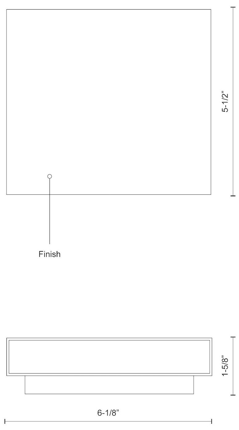 Image 2 Kuzco Mica LED 6-in Brushed Nickel All-terior Wall Sconce more views