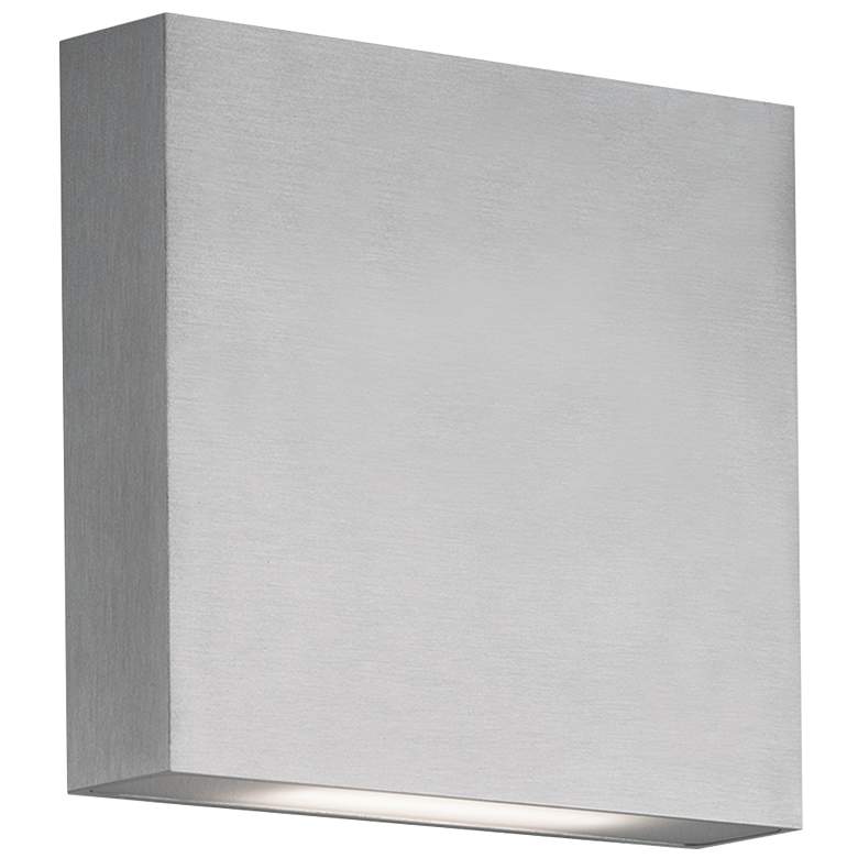 Image 1 Kuzco Mica LED 6-in Brushed Nickel All-terior Wall Sconce