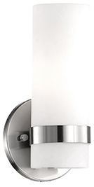 Image 2 Kuzco Milano LED 9-in Brushed Nickel Wall Sconce more views
