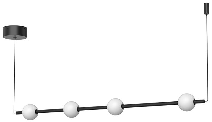 Image 2 Kuzco Misaki LED 40-in Black Pendant more views