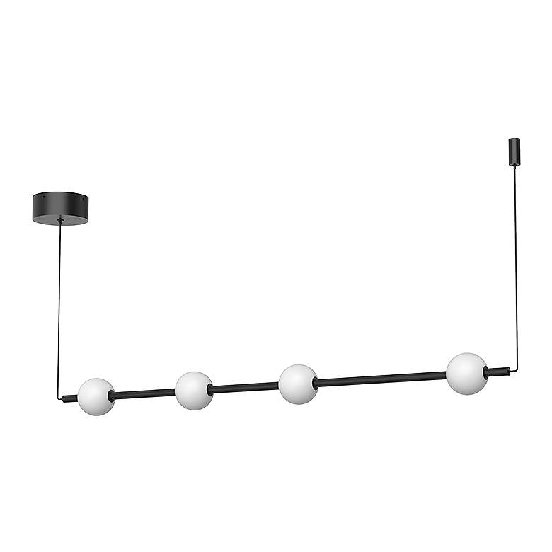 Image 2 Kuzco Misaki LED 40-in Black Pendant more views