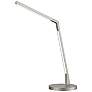 1_Kuzco Miter LED 17-in Brushed Nickel LED Table Lamp