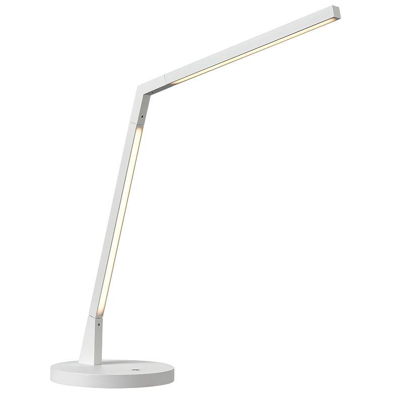 Image 1 Kuzco Miter LED 17-in White LED Table Lamp
