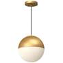 1_Kuzco Monae LED 10-in Brushed Gold Pendant