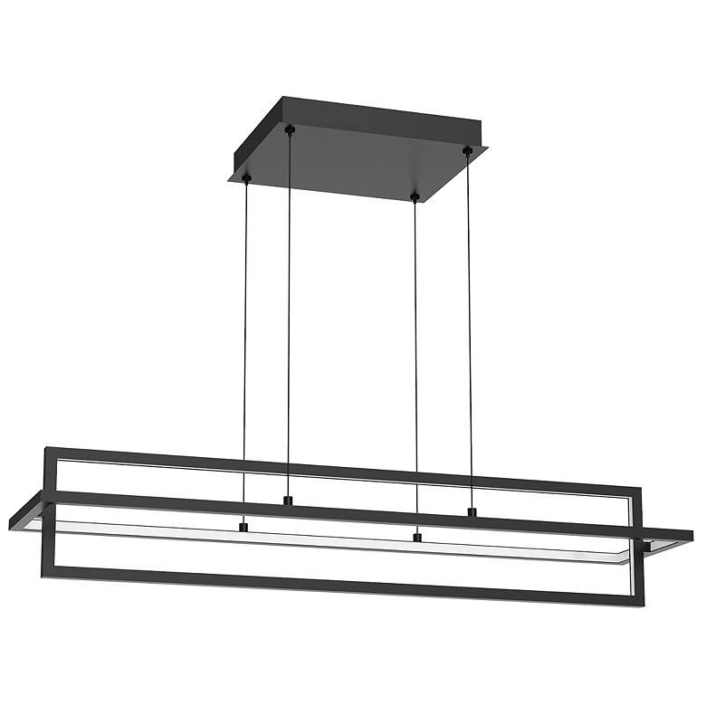 Image 1 Kuzco Mondrian LED 36-in Black Linear Pendant