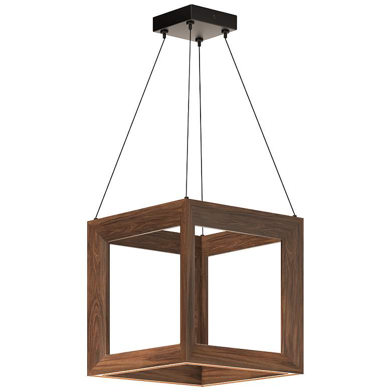 Image 1 Kuzco Morina LED 12-in Walnut Pendant