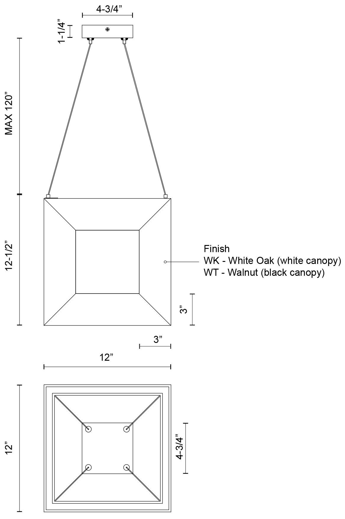 Image 3 Kuzco Morina LED 12-in Walnut Pendant more views