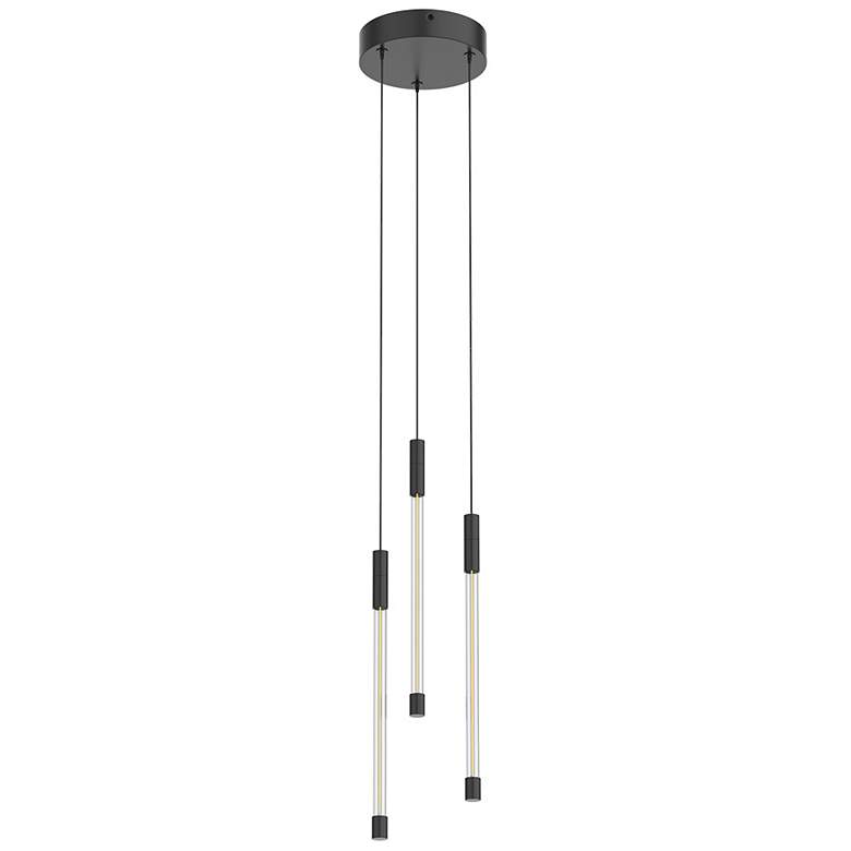 Image 1 Kuzco Motif LED 13-in Black Multi-Pendant
