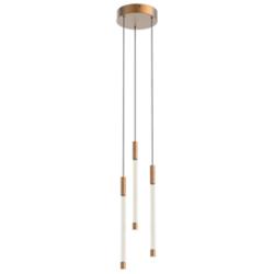 Kuzco Motif LED 13-in Brushed Gold Multi-Pendant