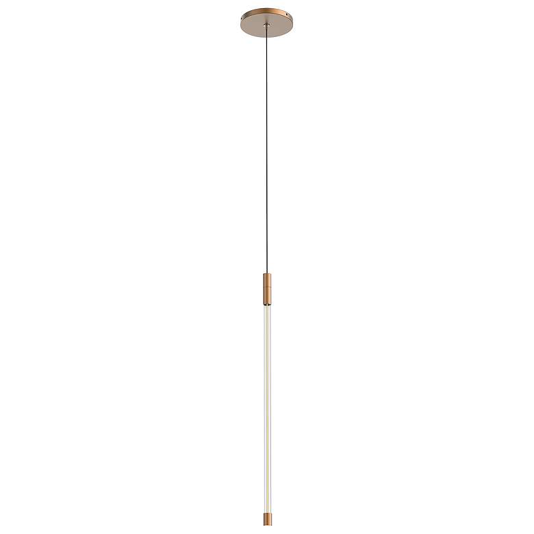 Image 1 Kuzco Motif LED 21-in Brushed Gold Pendant
