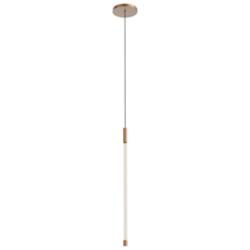 Kuzco Motif LED 21-in Brushed Gold Pendant