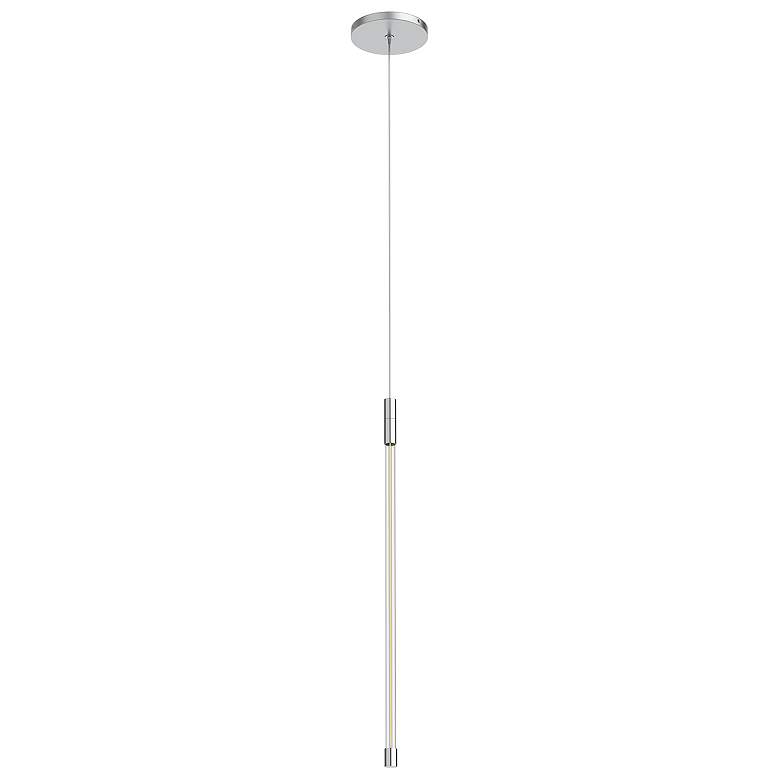 Image 1 Kuzco Motif LED 21-in Chrome Pendant