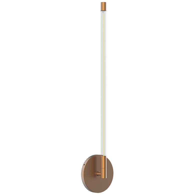Image 1 Kuzco Motif LED 22-in Brushed Gold Wall Sconce