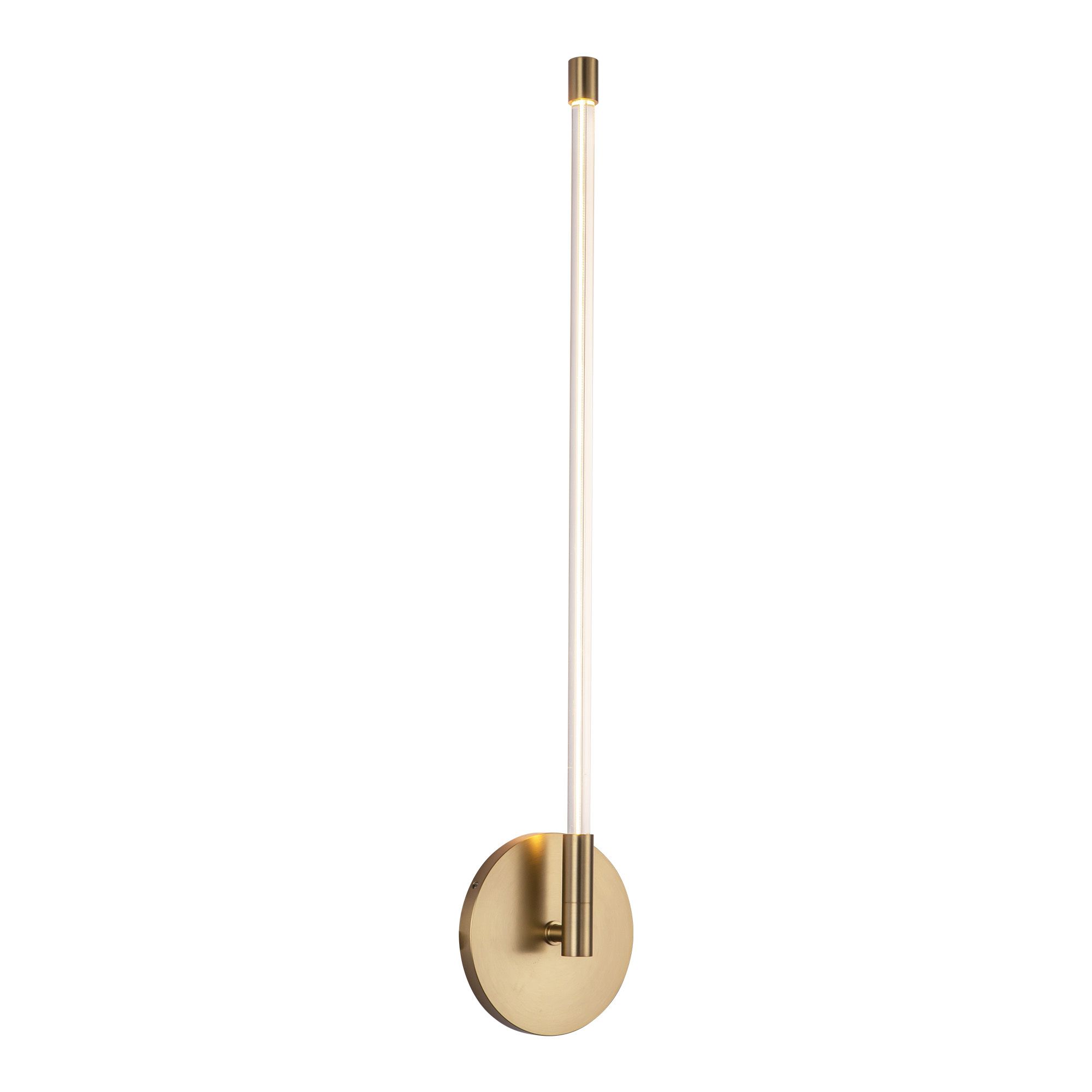 Image 2 Kuzco Motif LED 22-in Brushed Gold Wall Sconce more views