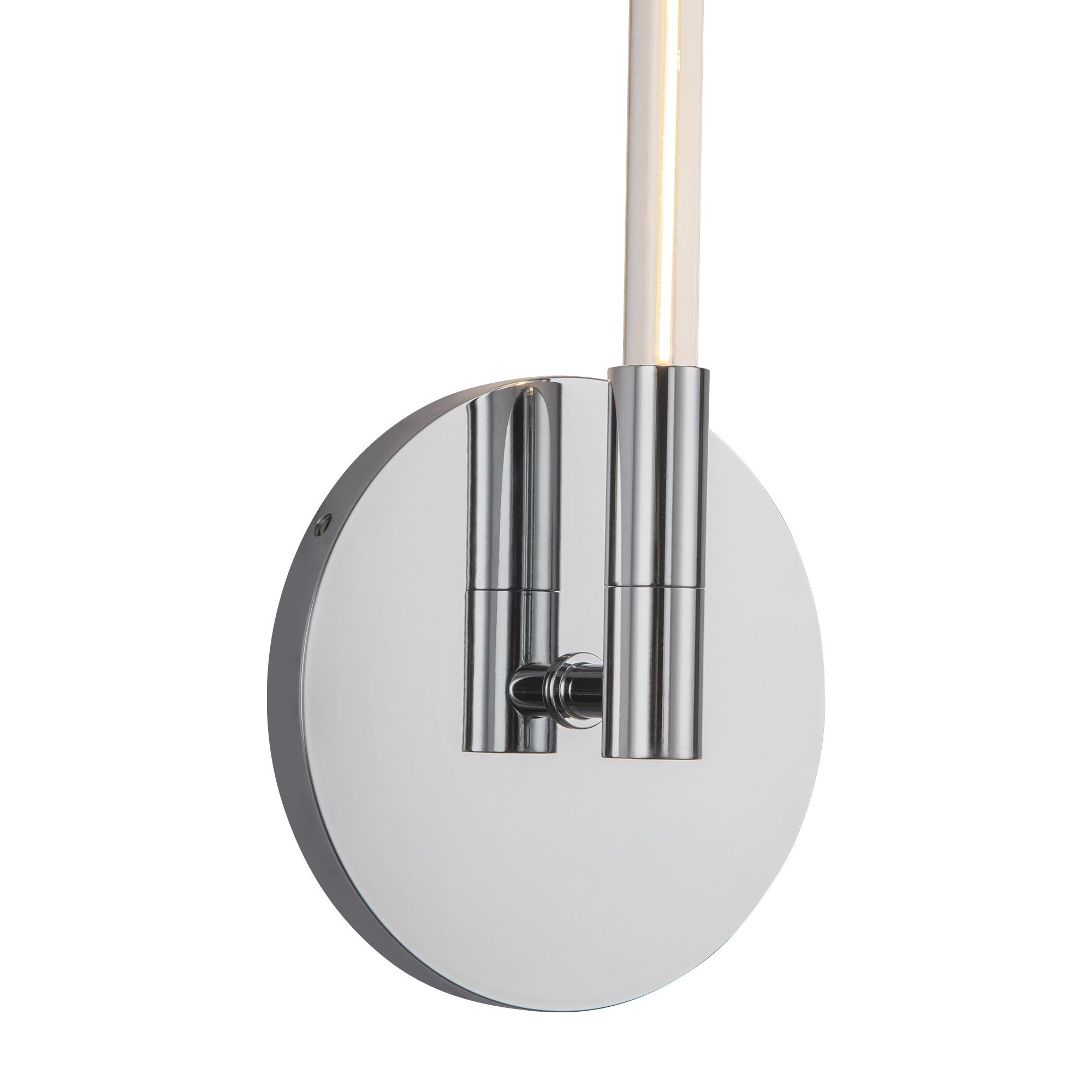 Image 6 Kuzco Motif LED 22-in Chrome Wall Sconce more views