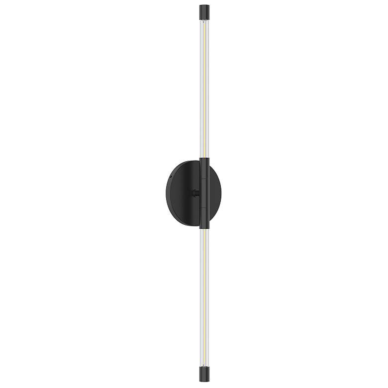 Image 1 Kuzco Motif LED 26-in Black Wall Sconce