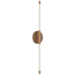 Kuzco Motif LED 26-in Brushed Gold Wall Sconce