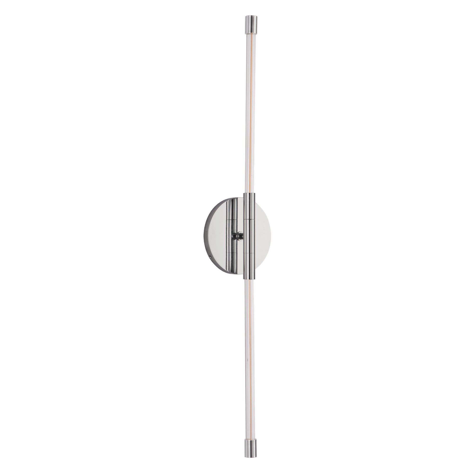 Image 3 Kuzco Motif LED 26-in Chrome Wall Sconce more views