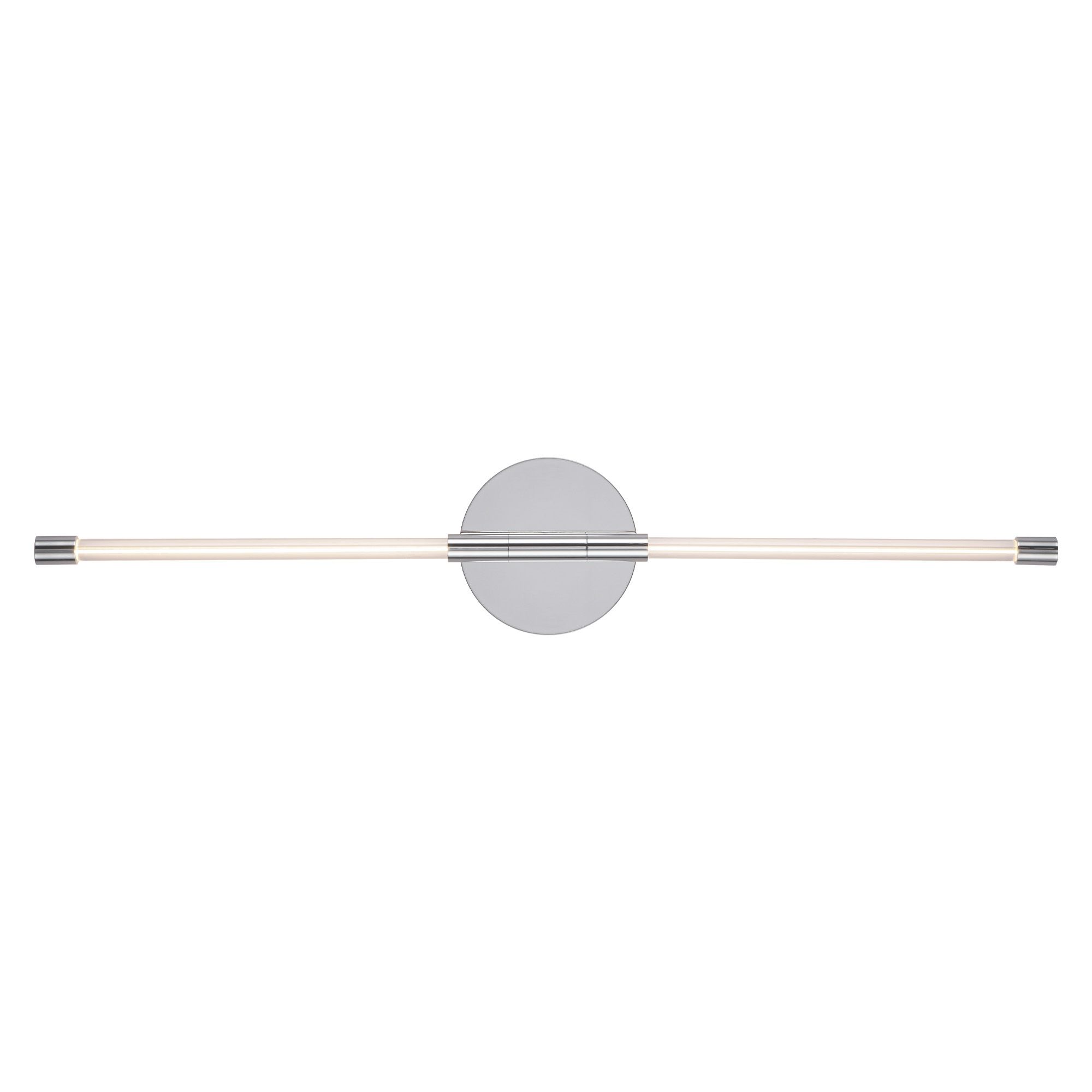 Image 4 Kuzco Motif LED 26-in Chrome Wall Sconce more views