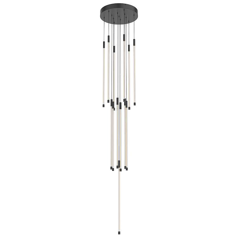 Image 1 Kuzco Motif LED 27-in Black Multi-Pendant