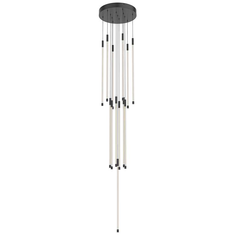 Image 1 Kuzco Motif LED 27-in Black Multi-Pendant
