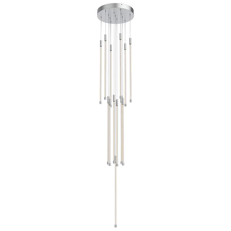 Image 1 Kuzco Motif LED 27-in Chrome Multi-Pendant